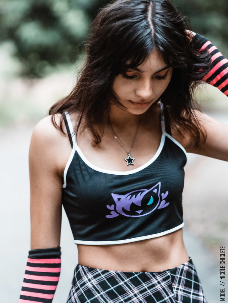 Purple Kitteh Cami Top