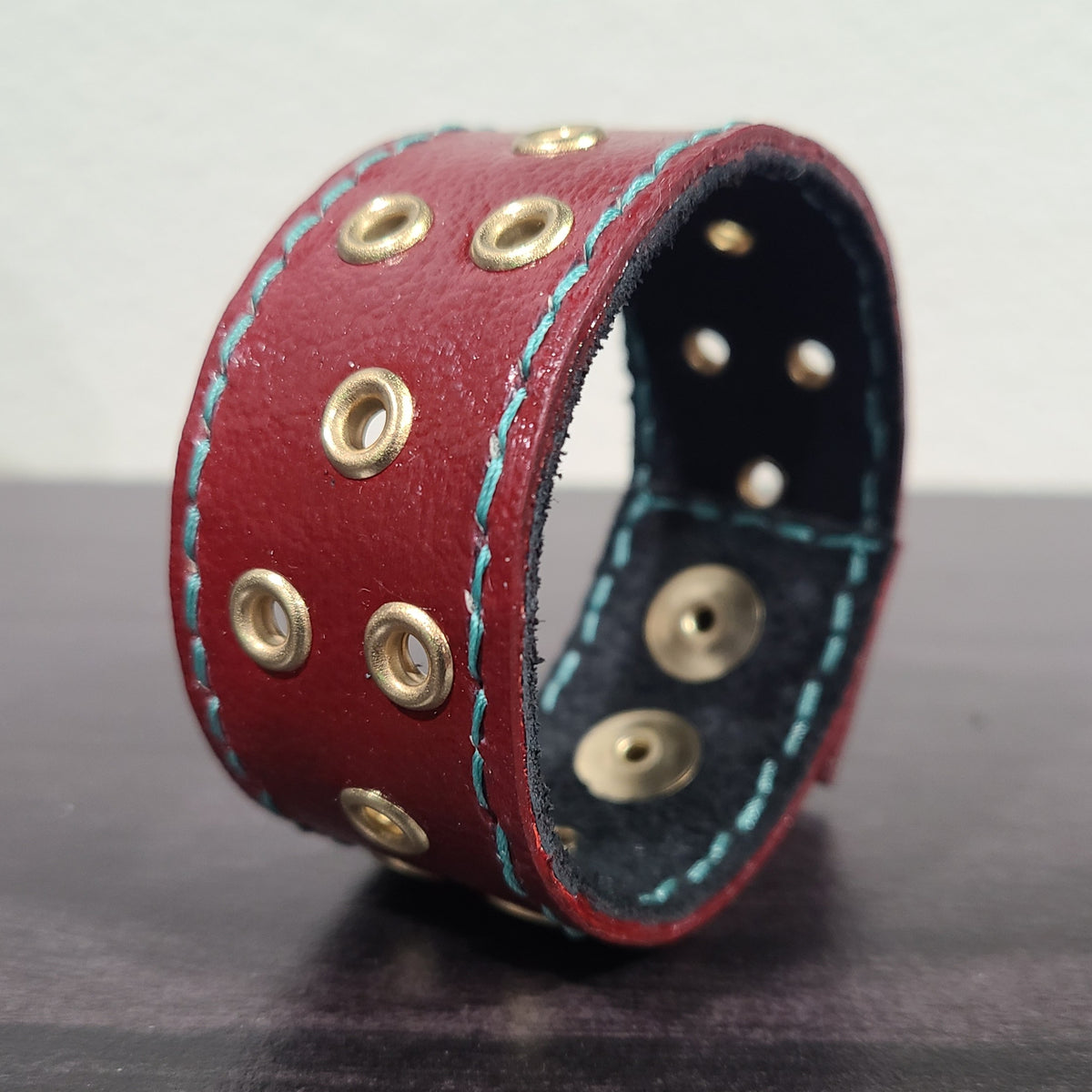 Premiere Red Leather Bracelet